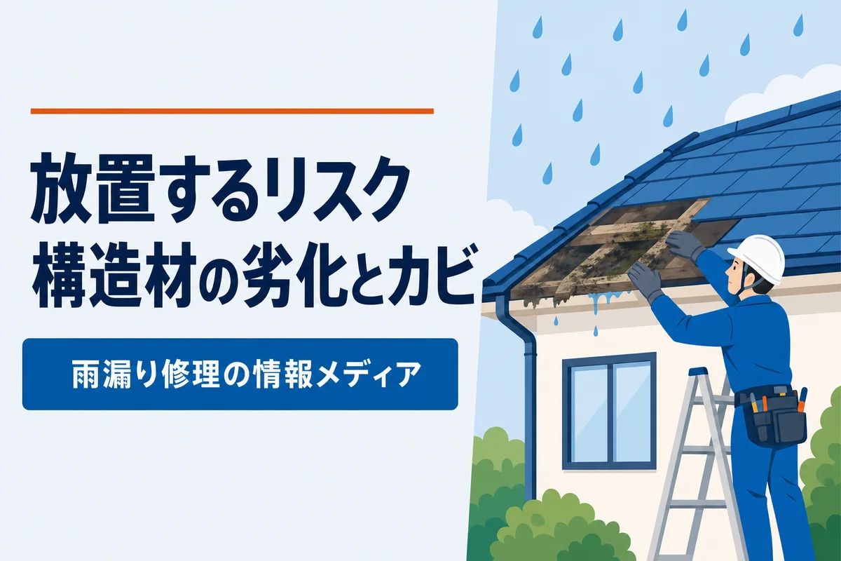 放置するリスク構造材の劣化とカビ